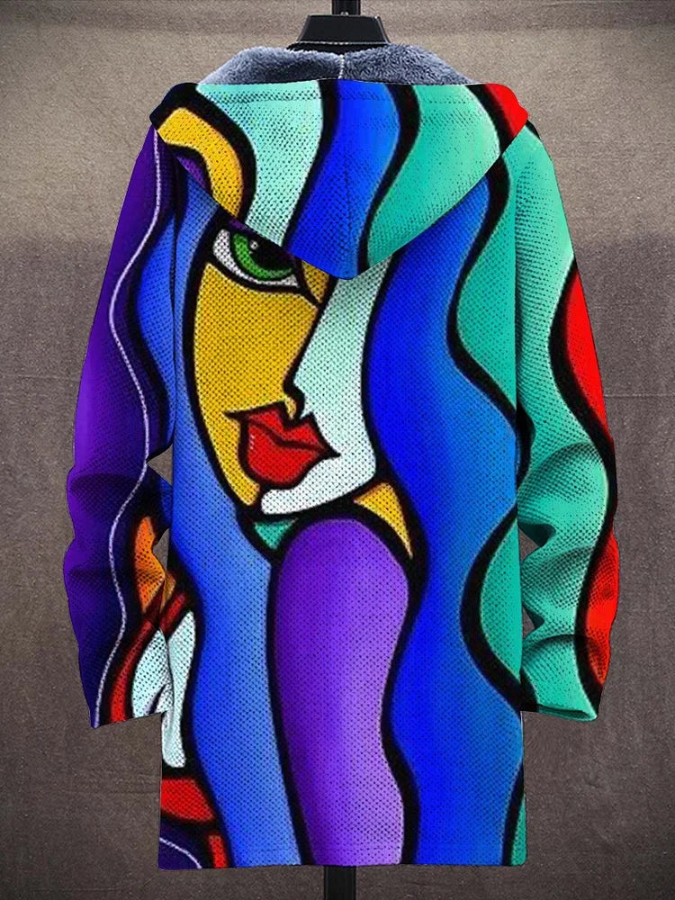 Zevran - Abrigo con Capucha Casual Estiloso