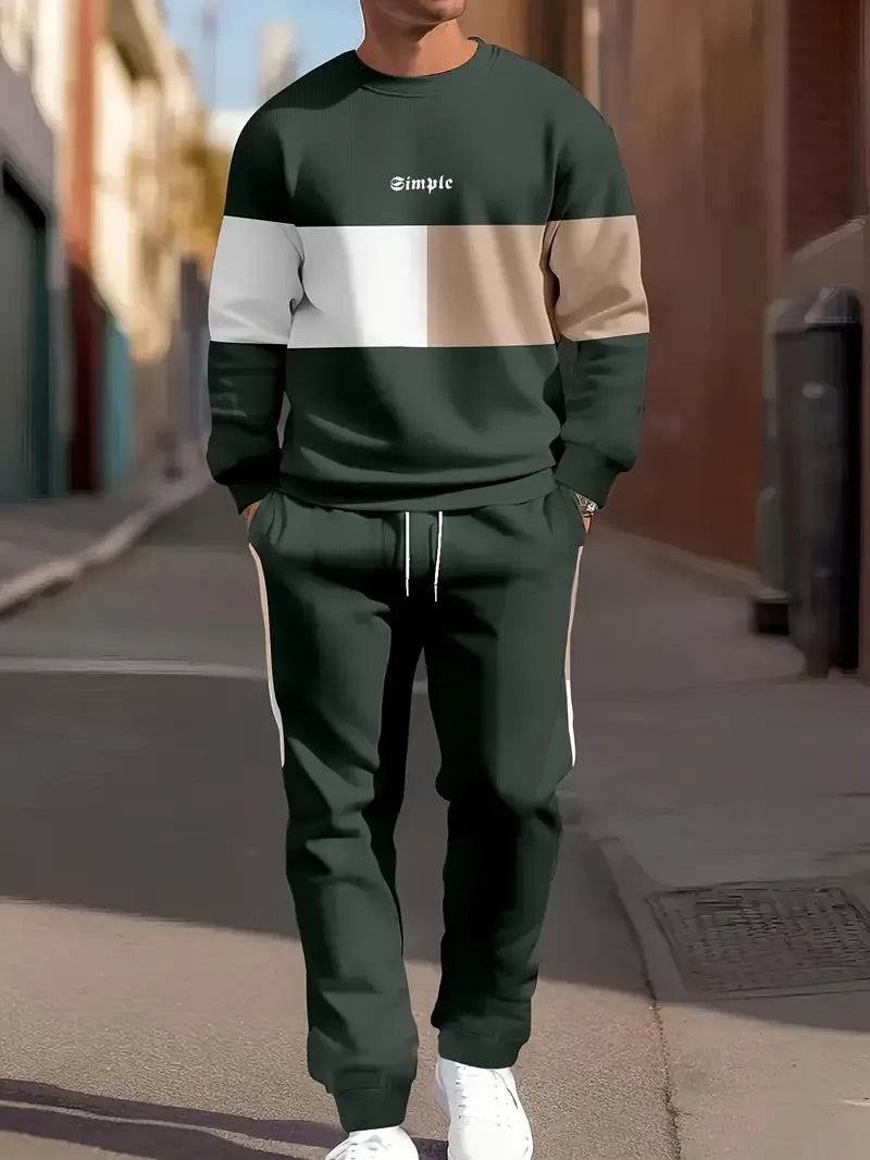 Brannor - Conjunto de Dos Piezas Casual Estiloso
