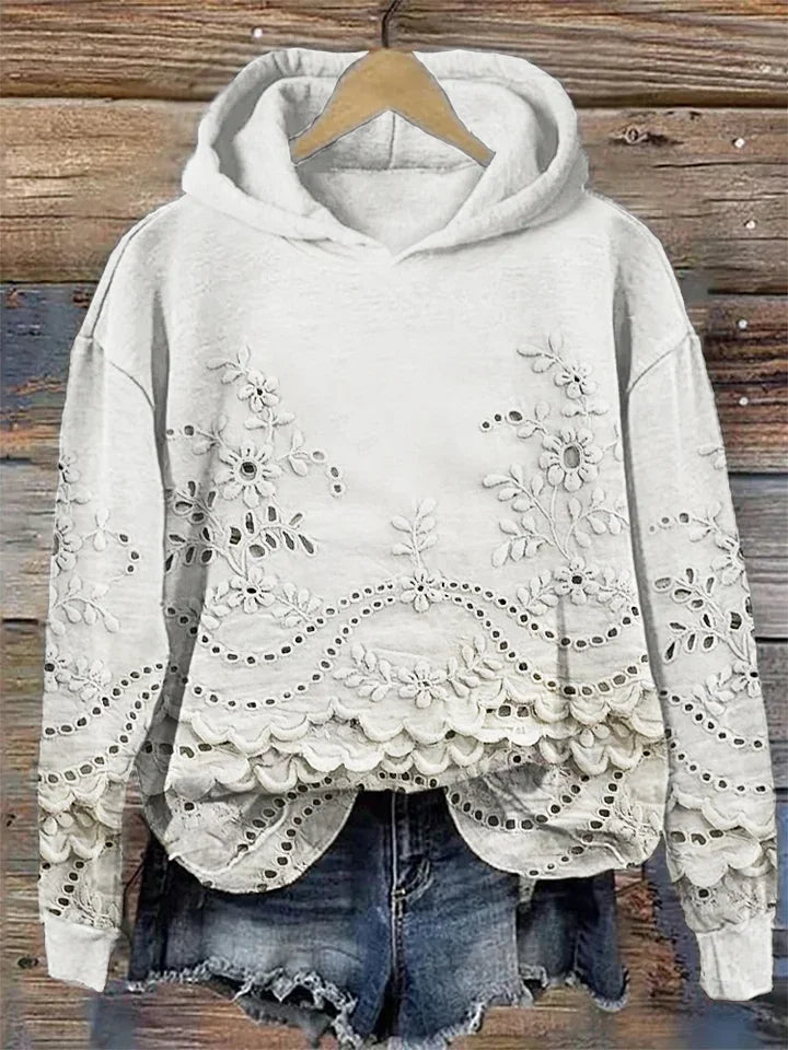 Eliska - Sudadera Casual con Estilo Floral