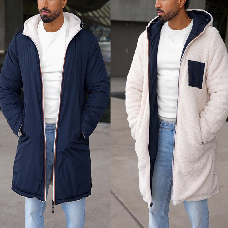 Othric - Abrigo con Capucha Casual Estiloso