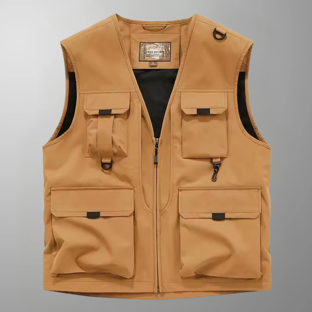 Kyler - Chaleco cargo informal y elegante