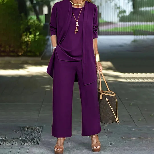 Liriel - Conjunto de Tres Piezas Casual Estiloso