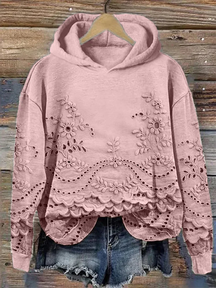 Eliska - Sudadera Casual con Estilo Floral
