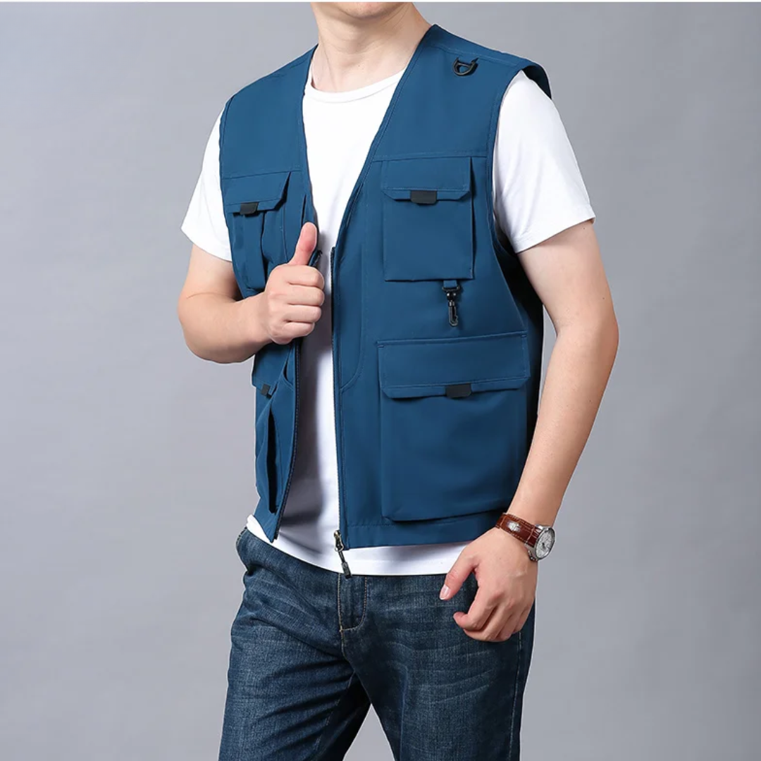Kyler - Chaleco cargo informal y elegante