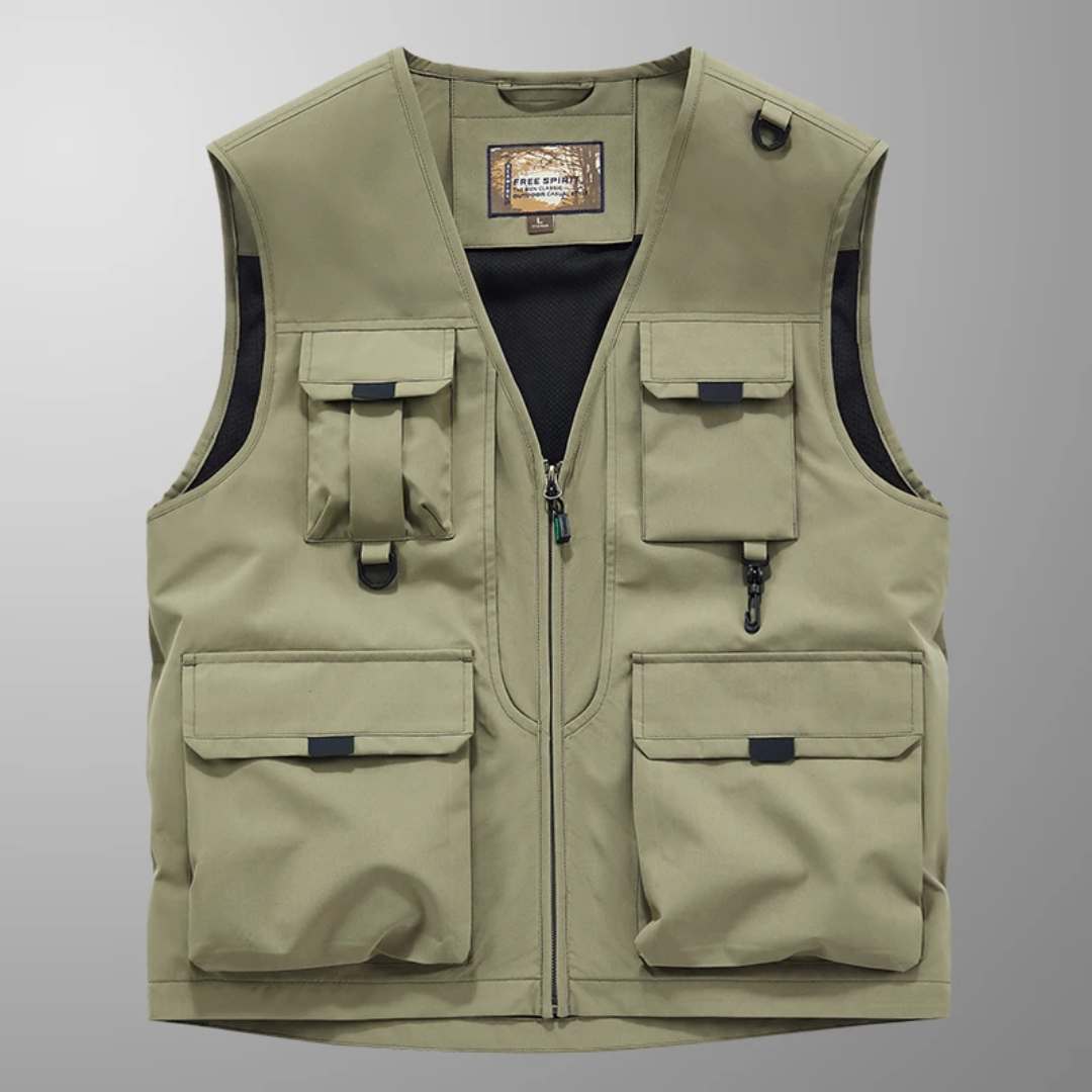 Kyler - Chaleco cargo informal y elegante