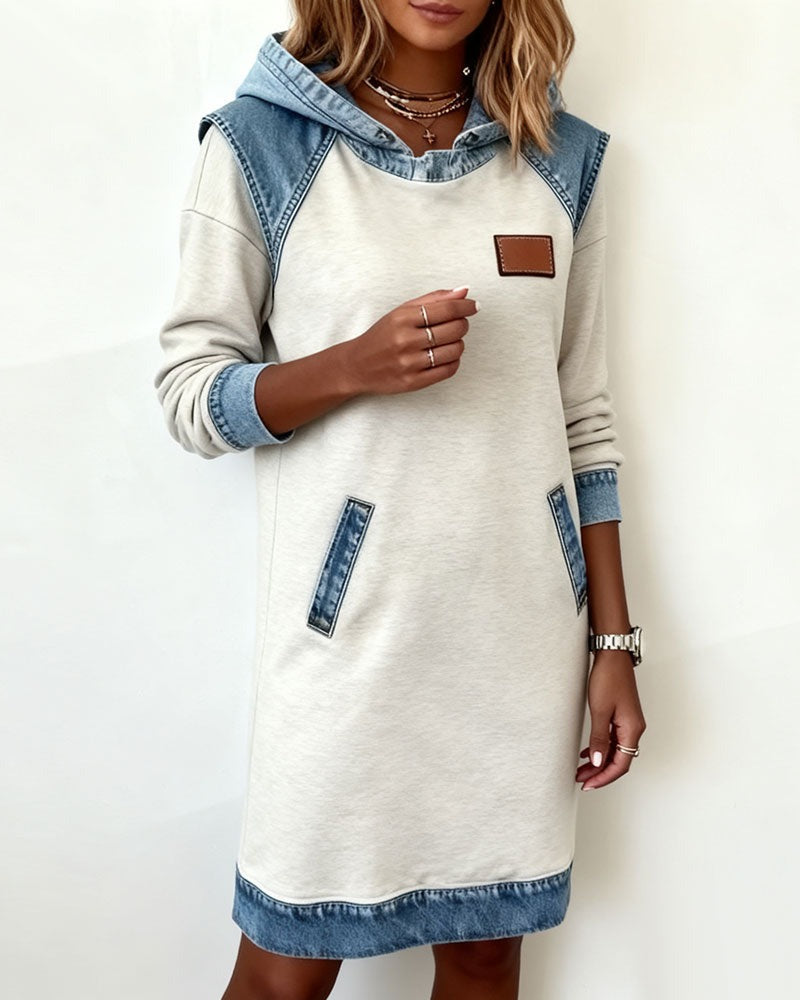 Erelia - Vestido con Capucha Casual Estiloso
