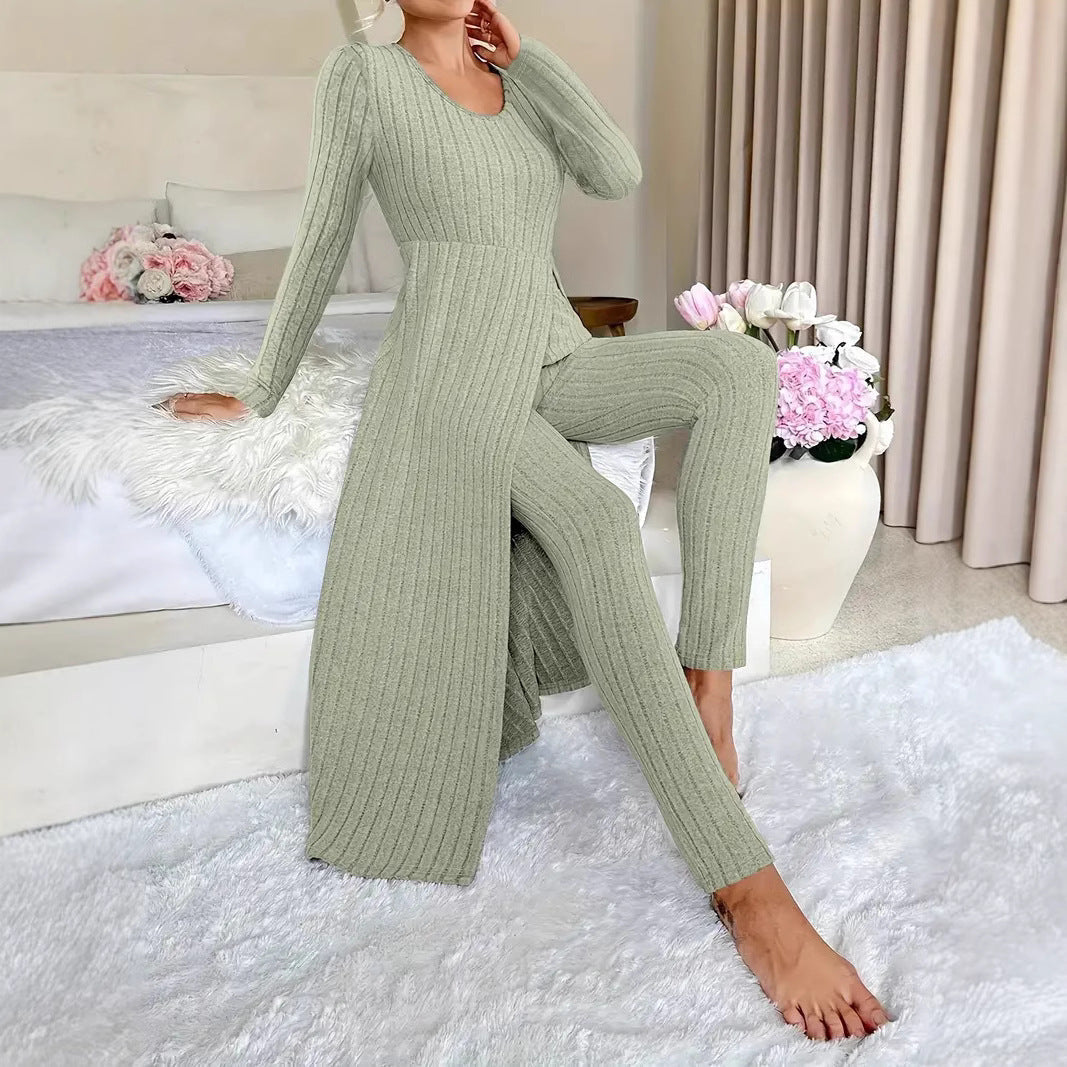 Delfina - Conjunto de Dos Piezas Casual Estiloso
