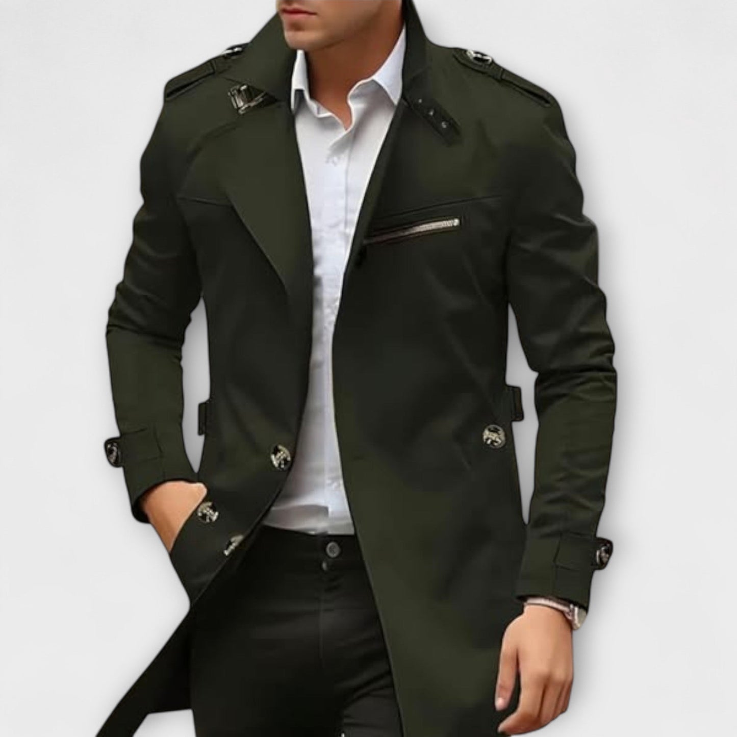 Davric - Abrigo Casual Elegante