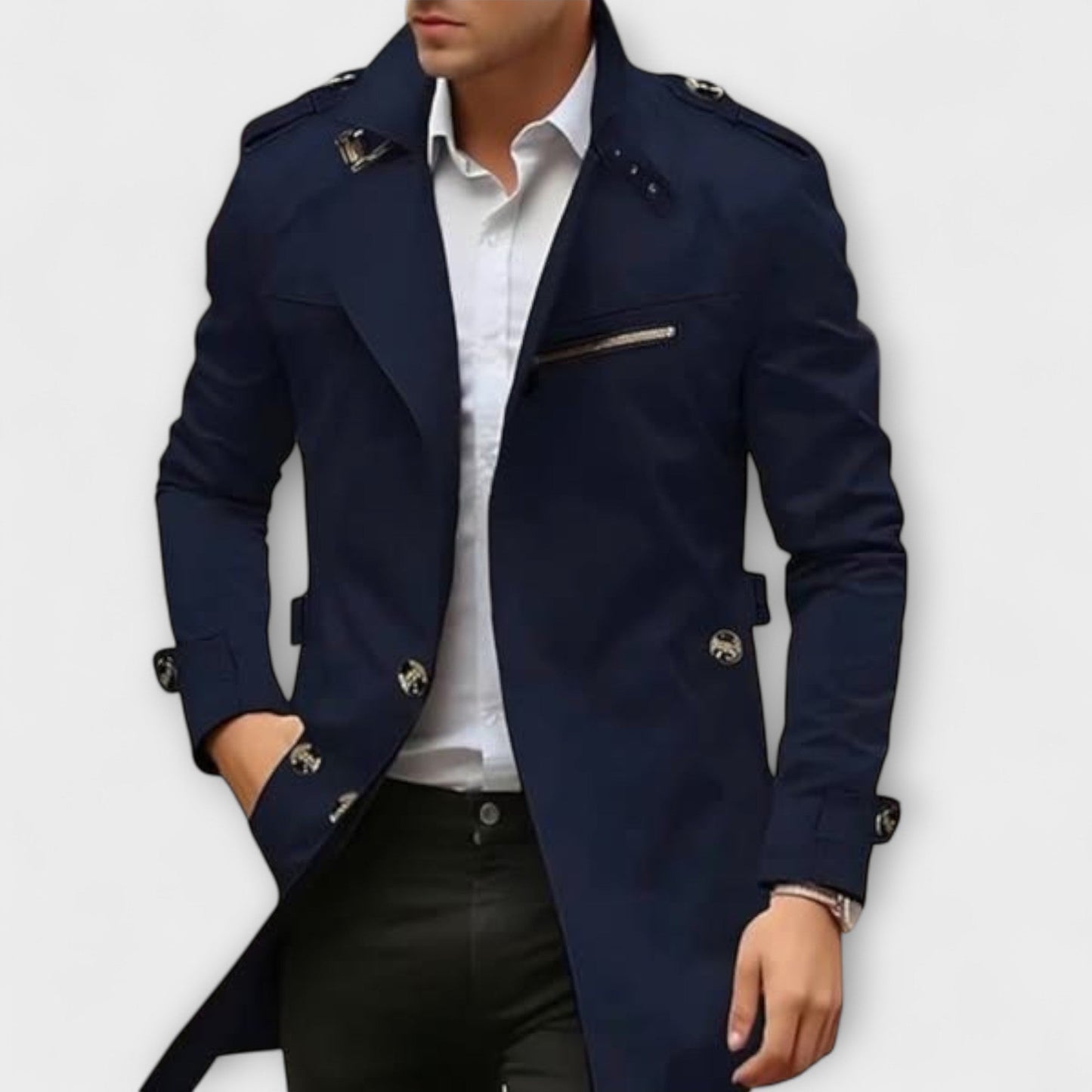 Davric - Abrigo Casual Elegante