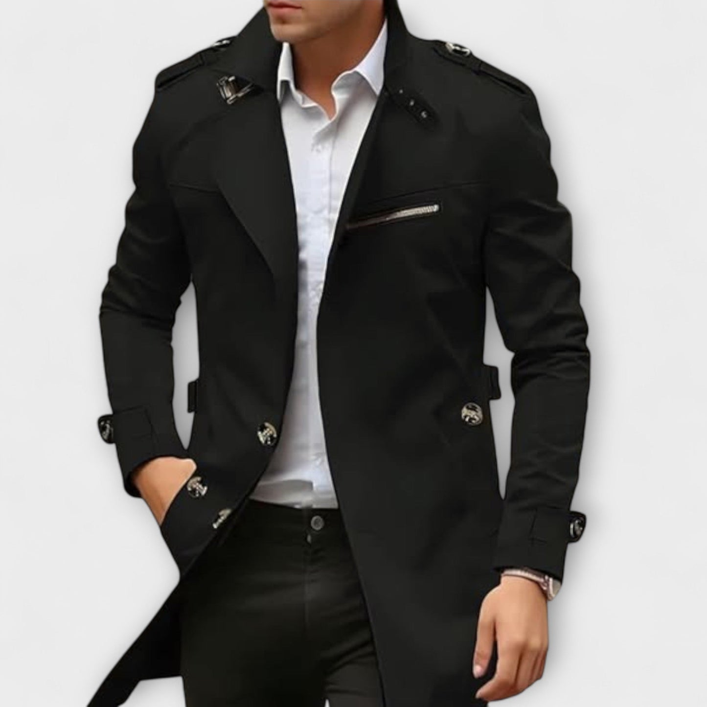 Davric - Abrigo Casual Elegante