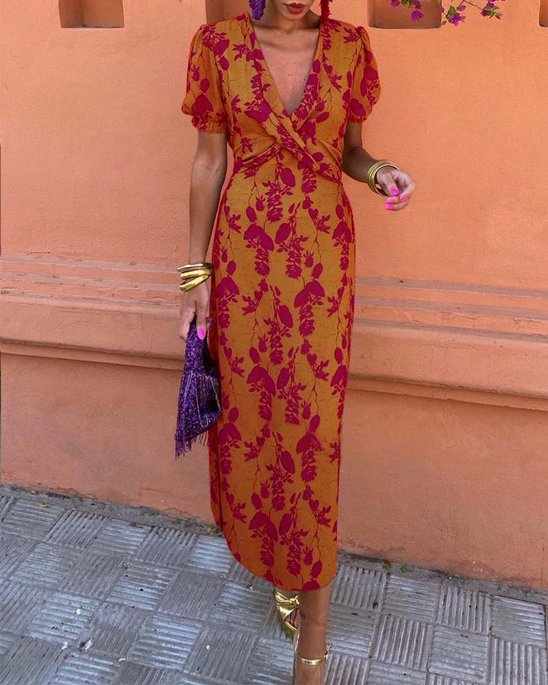 Genessa - Vestido floral casual elegante