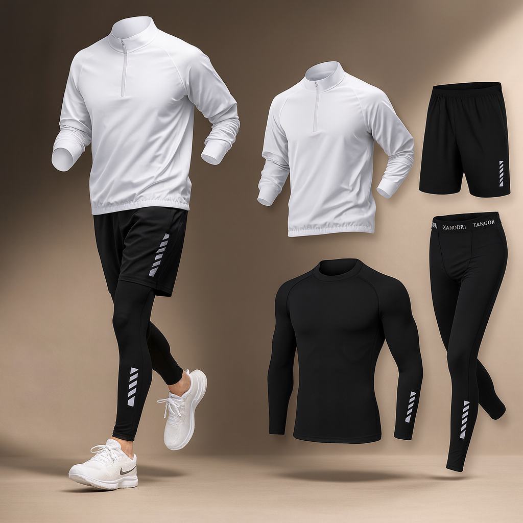 Alarion - Conjunto de Cuatro Piezas Casual Estiloso
