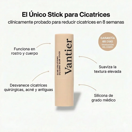 Stick Reparador de Cicatrices con Silicona Médica – Suaviza y Reduce Marcas Visibles