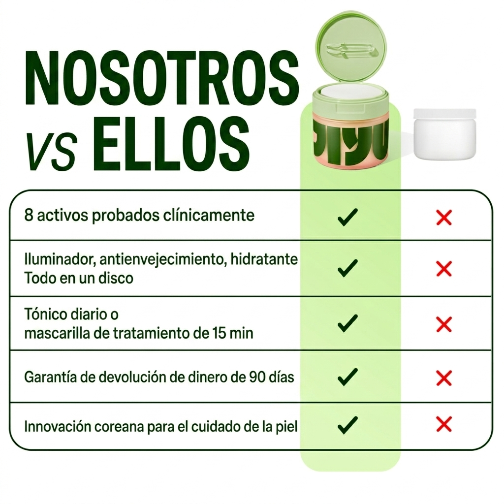Almohadillas tonificantes renovadoras y rejuvenecedoras. 1 + 1 GRATIS