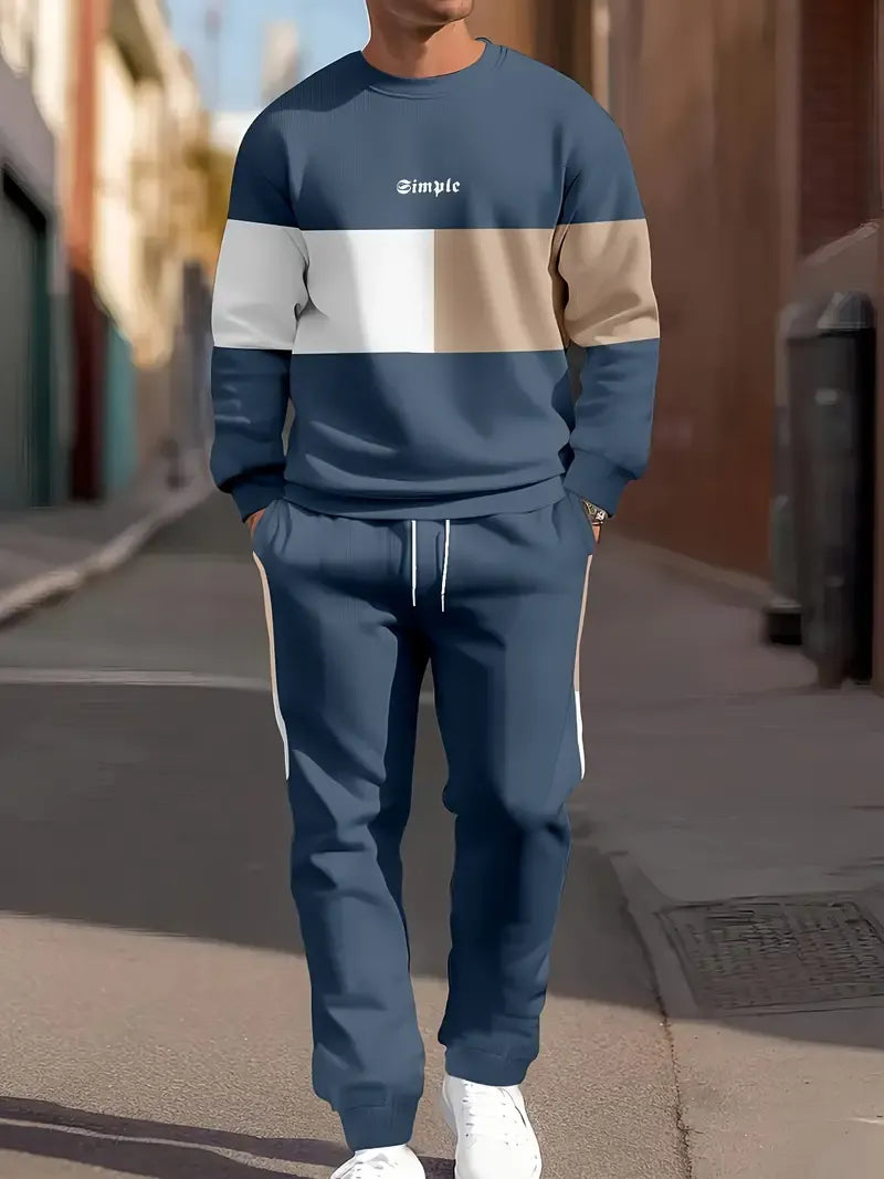 Brannor - Conjunto de Dos Piezas Casual Estiloso