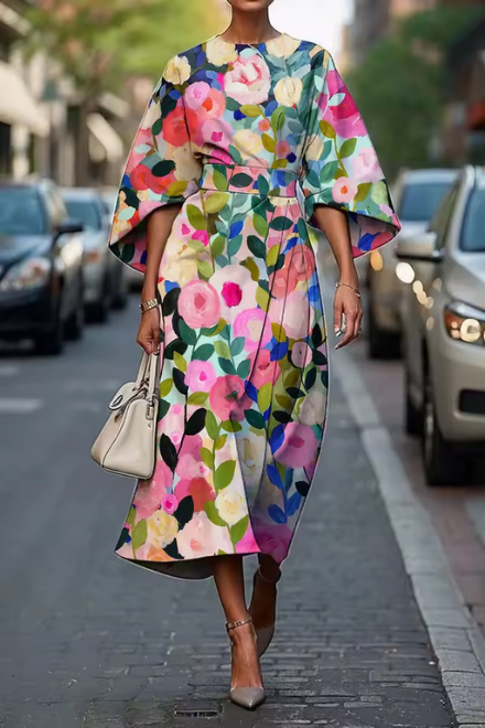 Donatella - Vestido floral elegante