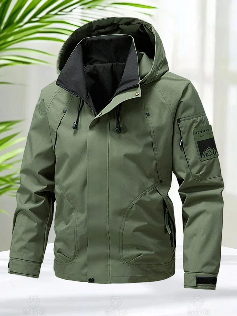 Amiron - Abrigo con Capucha Casual Estiloso