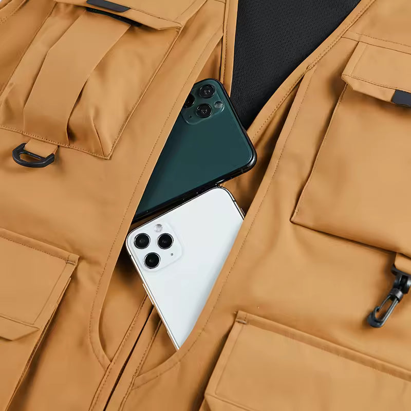 Kyler - Chaleco cargo informal y elegante