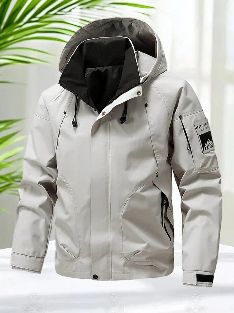 Amiron - Abrigo con Capucha Casual Estiloso