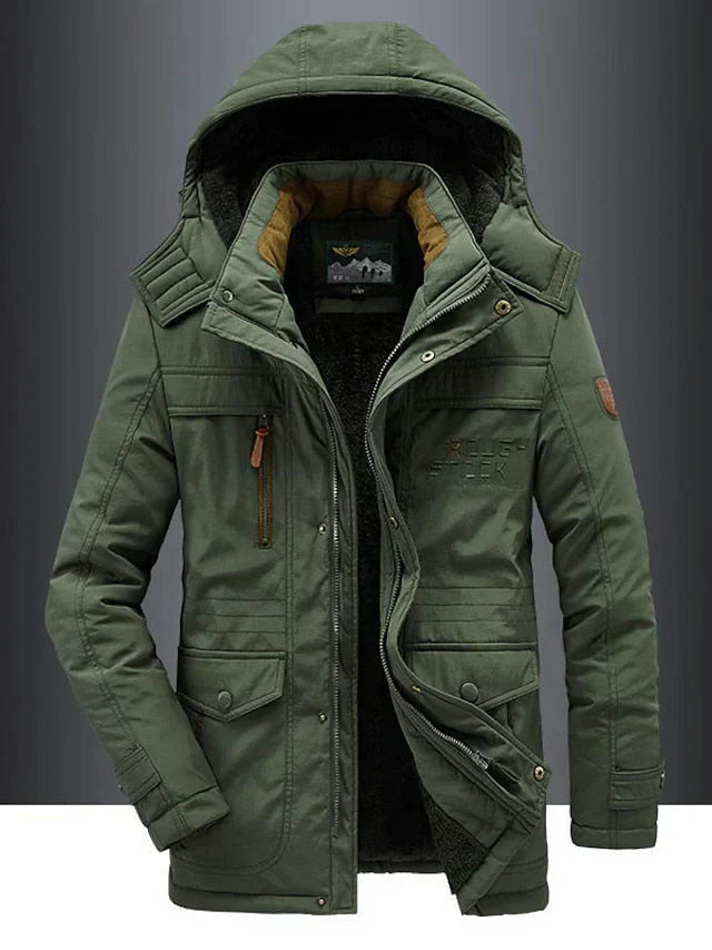 Odrin - Abrigo con Capucha Casual Estiloso