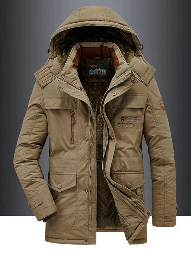 Odrin - Abrigo con Capucha Casual Estiloso