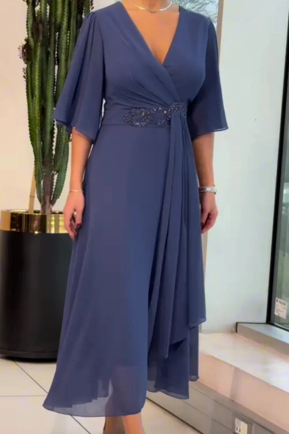 Clyra - Vestido Casual Elegante
