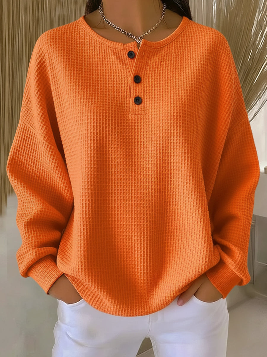 Iravina - Blusa Henley Casual Estilosa