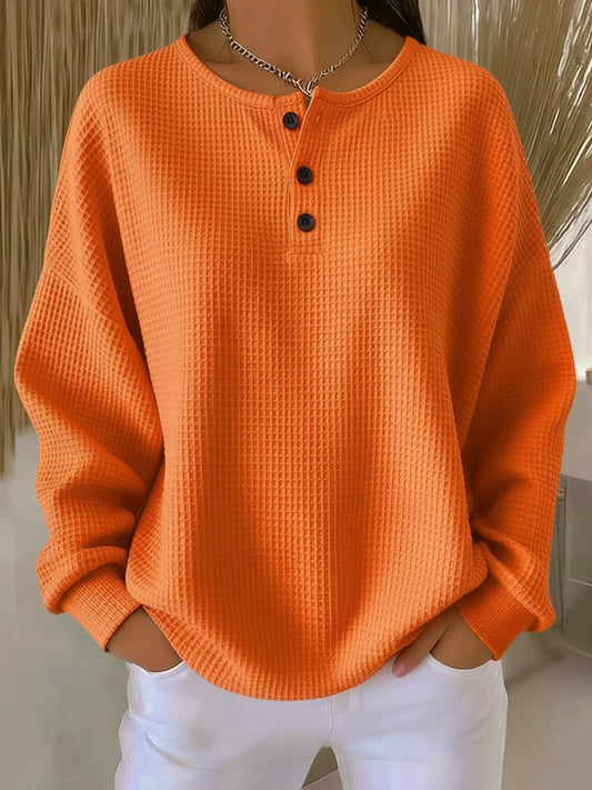 Iravina - Blusa Henley Casual Estilosa