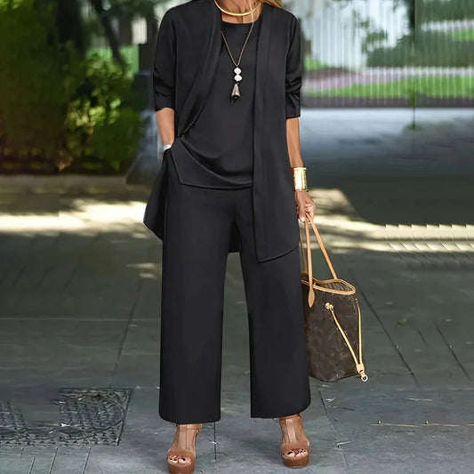Liriel - Conjunto de Tres Piezas Casual Estiloso