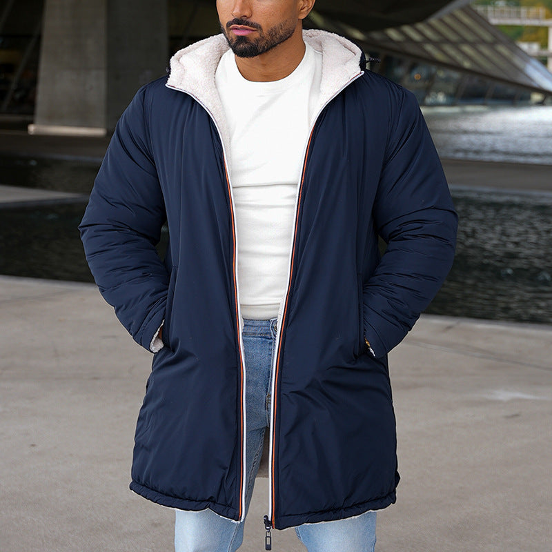 Othric - Abrigo con Capucha Casual Estiloso