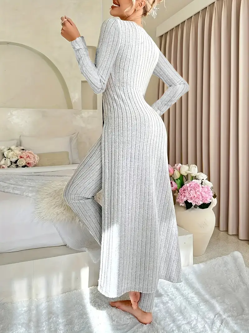 Delfina - Conjunto de Dos Piezas Casual Estiloso