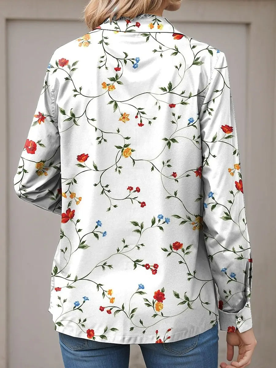 Alexia - Blusa floral elegante y casual