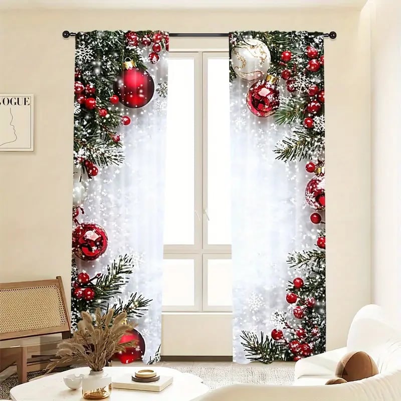 Florisia - Cortinas con Estilo Navideño