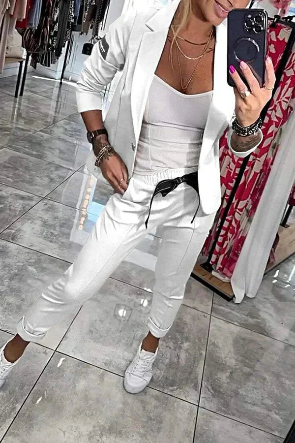 Devora - Conjunto de dos piezas casual elegante