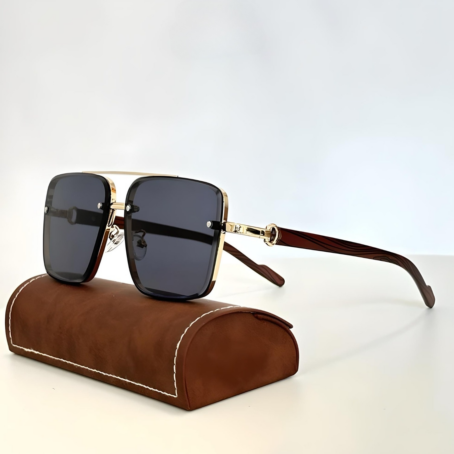 Benno - Gafas de sol de montura cuadrada