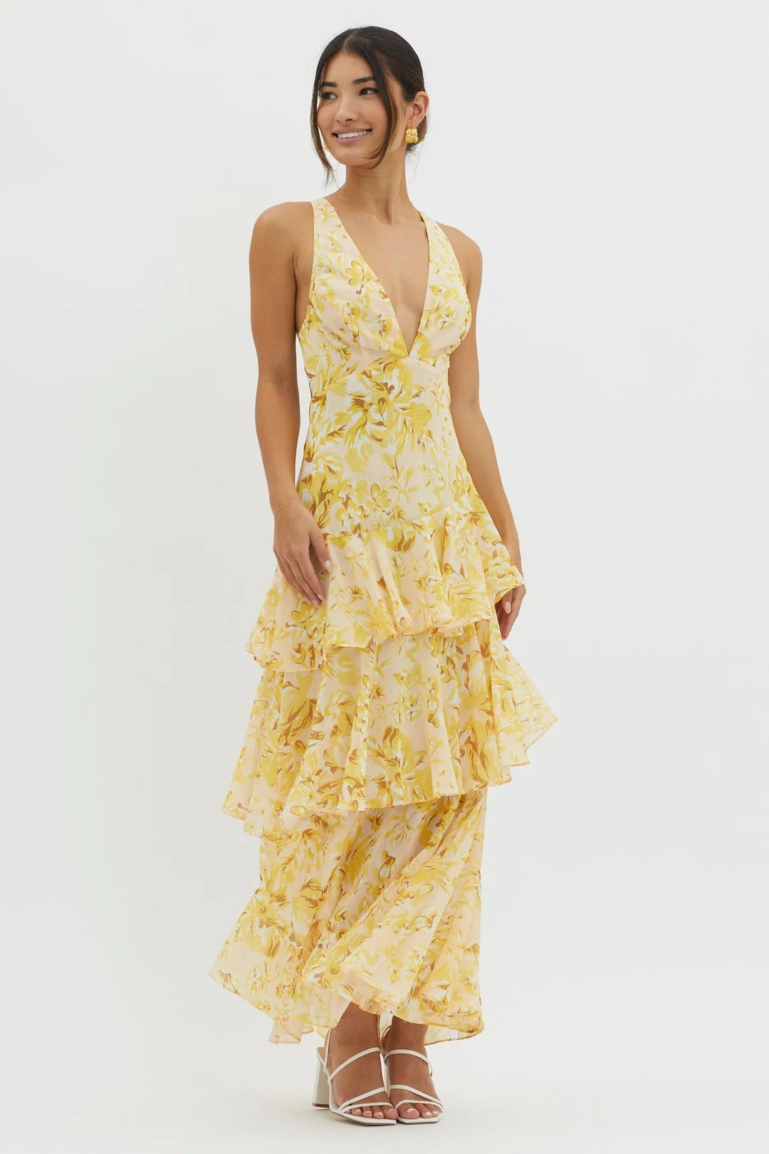 Benedetta - Vestido maxi floral elegante