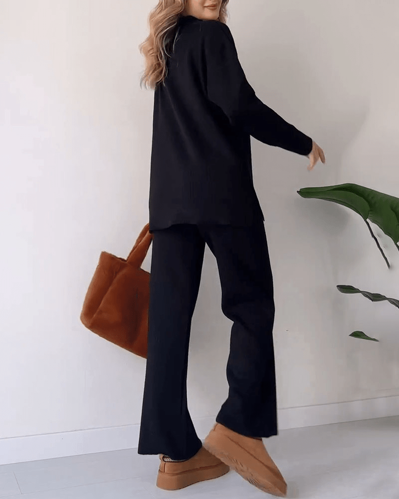 Aislene - Conjunto de Dos Piezas Casual Elegante